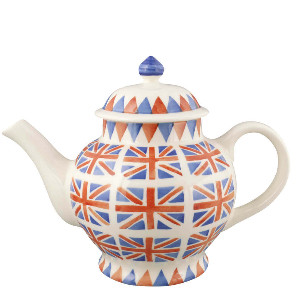 Emma Bridgewater Union Jack 4 Mug Teapot